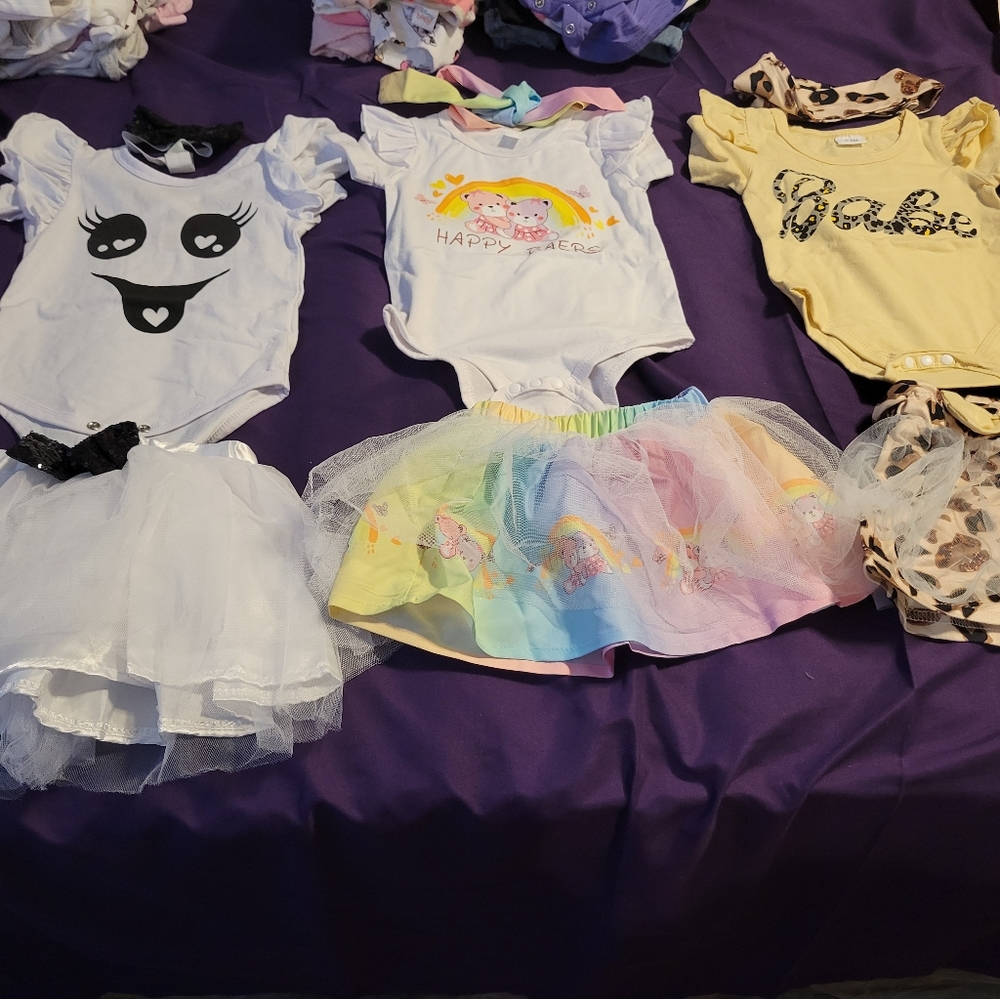 Infant Baby Girl Skirt Outfit ( Size 3-6mo)